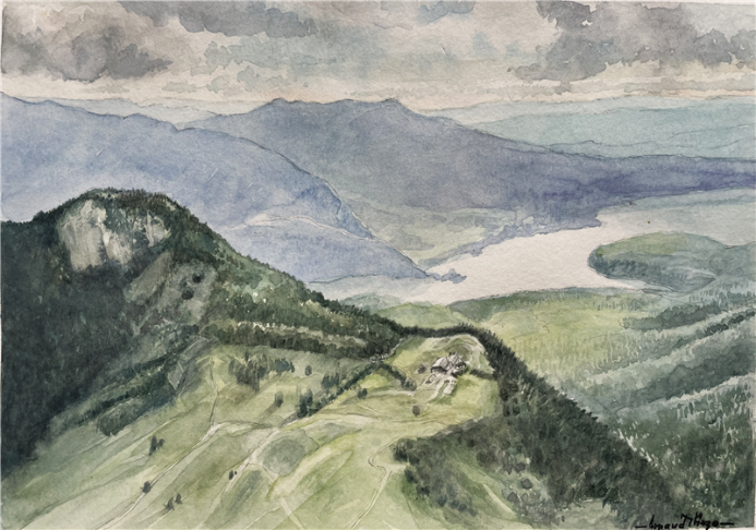La Tournette, entre ciel et lac